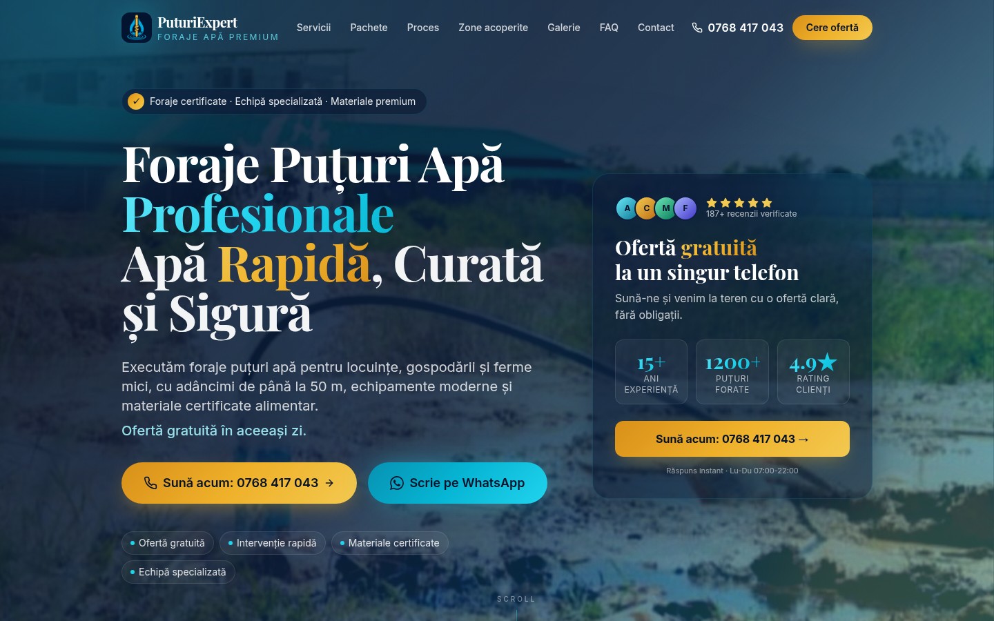 Screenshot website PuturiExpert